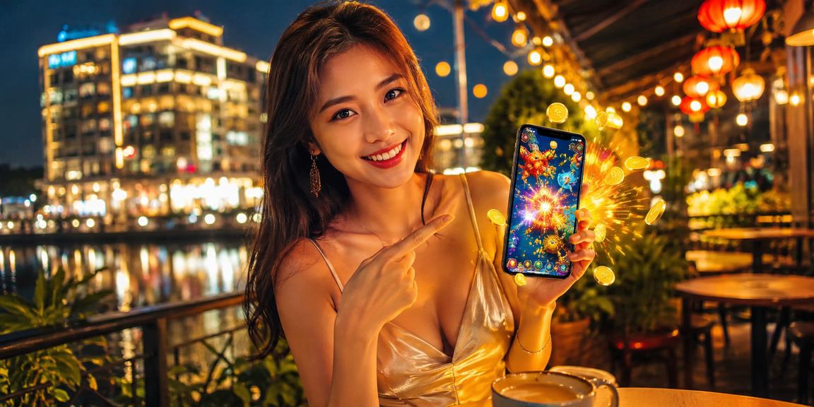 Khung cảnh casino Việt Nam với ánh đèn lung linh
